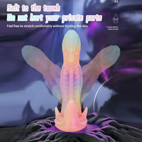 7.4in 8.5in Alien Dinosaur Tentacle Animal Silicone Anal Plug Dildo