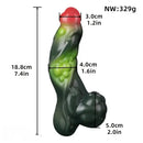 7.4in Fantasy Penis Design Silicone G-Spot Mutant Phallus Dildo