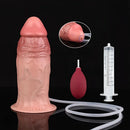 7.4in Lifelike Liquid Silicone Spraying Cum Wide Realistic Vein Female Dildo