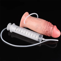 7.4in Lifelike Liquid Silicone Spraying Cum Wide Realistic Vein Female Dildo