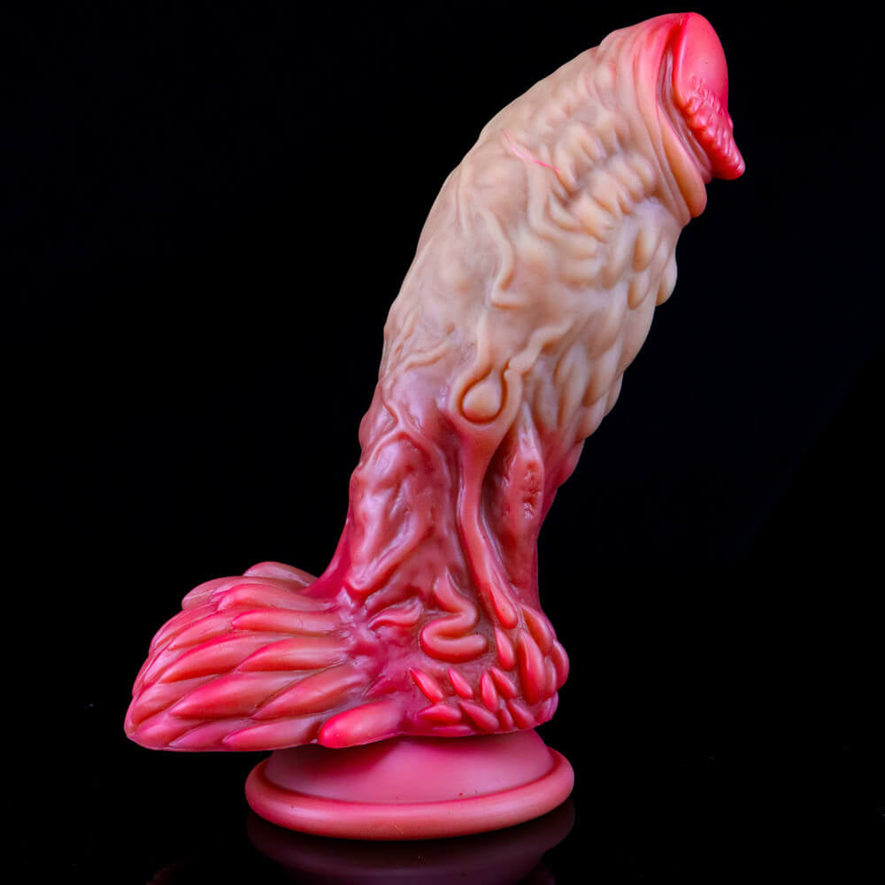 7.4in Premium Silicone Makeup Realistic Dildo Dragon Animal Sex Toy