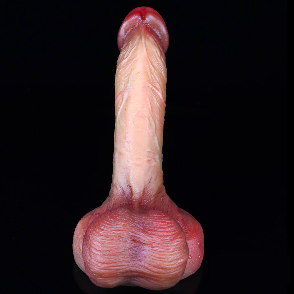 7.4in Realistic Silicone Dildo With Suction Cup For G Spot Stimulate