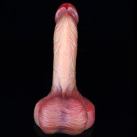 7.4in Realistic Silicone Dildo With Suction Cup For G Spot Stimulate