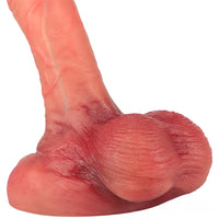 7.4in Realistic Silicone Dildo With Suction Cup For G Spot Stimulate