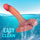 7.4in Realistic Silicone Dildo With Suction Cup For G Spot Stimulate