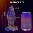 7.4in Spiked Monster Fantasy Silicone Dildo Adult Sex Tool For G-Spot