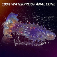 7.4in Spiked Monster Fantasy Silicone Dildo Adult Sex Tool For G-Spot