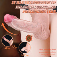 7.4in Strap on Penis Extender Cock Sleeve Dildo For G-Spot Anal Use