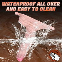 7.4in Strap on Penis Extender Cock Sleeve Dildo For G-Spot Anal Use