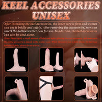 7.4in Strap on Penis Extender Cock Sleeve Dildo For G-Spot Anal Use