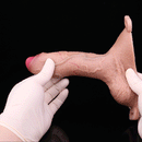 7.4in Strap on Penis Extender Cock Sleeve Dildo For G-Spot Anal Use