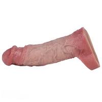 7.4in Vibrating Auto Remote Silicone Hollow Dildo Sleeve Cock Extender