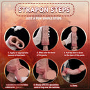7.4in Vibrating Auto Remote Silicone Hollow Dildo Sleeve Cock Extender