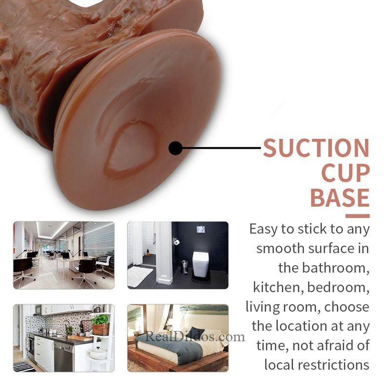 7.5 Inch Detachable Strap On Dildo Sex Toy For Lesbian