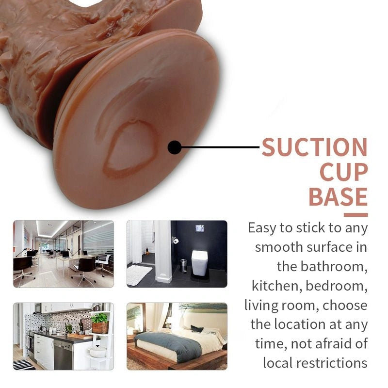 7.5 Inch Detachable Strap On Dildo Sex Toy For Lesbian
