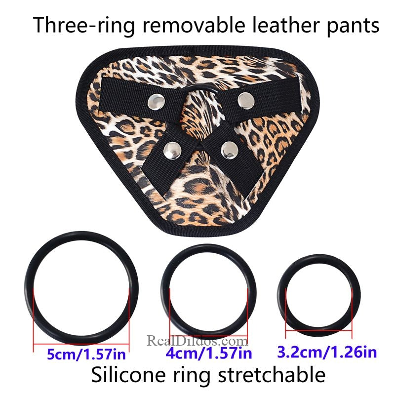 7.5 Inch Detachable Strap On Dildo Sex Toy For Lesbian