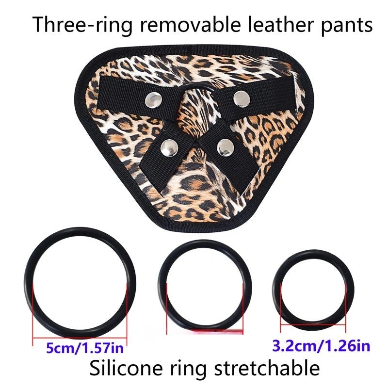7.5 Inch Detachable Strap On Dildo Sex Toy For Lesbian