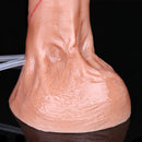 7.51in Inflatable Squirting Soft Silicone Dildo For Woman Men Anal Dildo