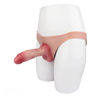 7.51in Wearable Premium Soft Strap on Dildo Pants Hollow Cock Sleeve