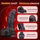 7.55in Dual Density Silicone Soft Real Dildo Veined Cock Stick Massager
