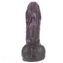 7.55in Dual Density Silicone Soft Real Dildo Veined Cock Stick Massager