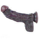 7.55in Dual Density Silicone Soft Real Dildo Veined Cock Stick Massager