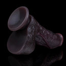 7.55in Dual Density Silicone Soft Real Dildo Veined Cock Stick Massager