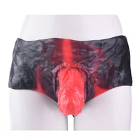 7.55in Fantasy Hollow Dildo Pants For Men Cock Lengthening Thickening