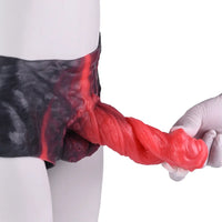 7.55in Fantasy Hollow Dildo Pants For Men Cock Lengthening Thickening