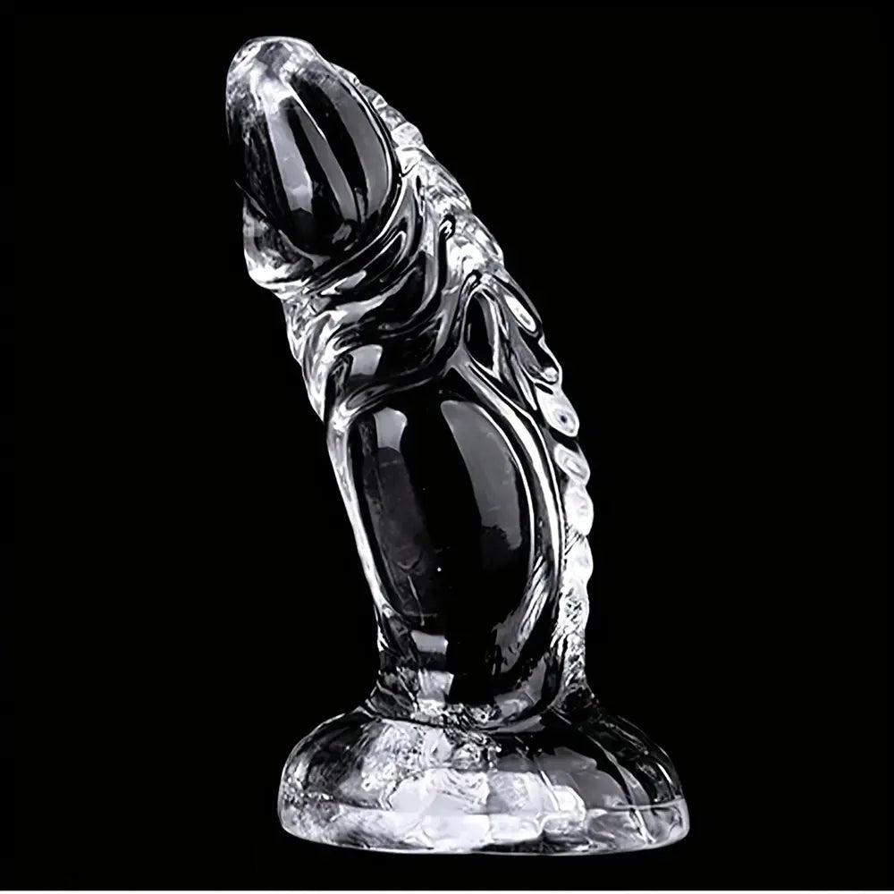7.56in Butt Expander Adult Prostate Stimulation Monster TPE Dragon Odd Dildo