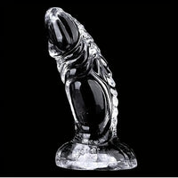 7.56in Butt Expander Adult Prostate Stimulation Monster TPE Dragon Odd Dildo
