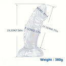 7.56in Butt Expander Adult Prostate Stimulation Monster TPE Dragon Odd Dildo