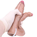 7.59in Double Density Silicone Soft Ejaculating Dual Ended Lifelike Dildo