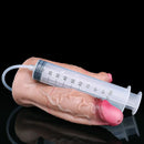 7.59in Double Density Silicone Soft Ejaculating Dual Ended Lifelike Dildo