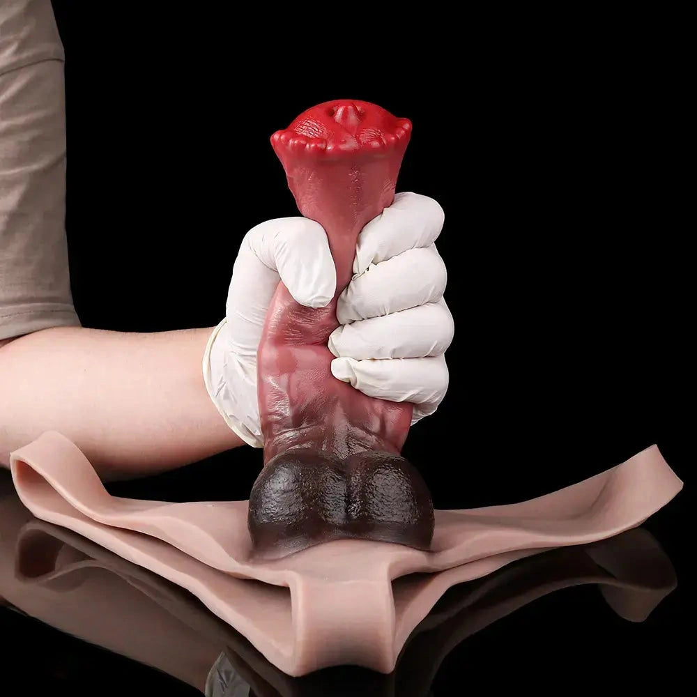 7.59in Horse Cock Strap on Dildo Panty High Elastic Wearable Dildos Panties