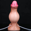 7.59in Inflatable Squirting Soft Silicone Dildo Penis For Gay Masturbation