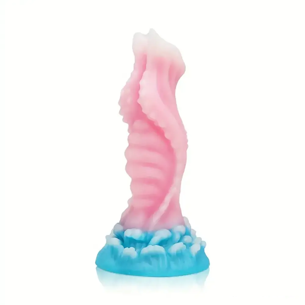 7.59in Lifelike Silicone Soft Luminous Monster Dildo For Anal Expansion