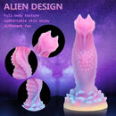 7.59in Lifelike Silicone Soft Luminous Monster Dildo For Anal Expansion