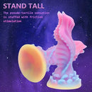 7.59in Lifelike Silicone Soft Luminous Monster Dildo For Anal Expansion