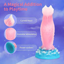 7.59in Lifelike Silicone Soft Luminous Monster Dildo For Anal Expansion