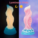 7.59in Lifelike Silicone Soft Luminous Monster Dildo For Anal Expansion