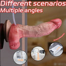 7.59in Liquid Silicone Double Layer Realistic Ejaculating Dildo For Sex Love