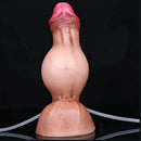 7.59in Skin-Friendly Liquid Silicone Inflatable Spraying Dildo Sex Toy