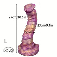 7.5in 9.1in 10.6in Liquid Silicone Soft Simulation Big Fantasy Soft Tentacle Dildo