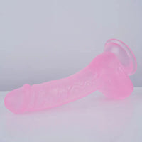 7.5in Curved PVC Female Masturbator Suction Cup Dildo For Women