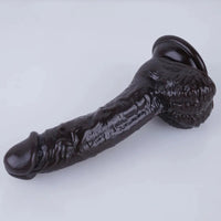 7.5in Curved PVC Female Masturbator Suction Cup Dildo For Women