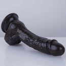 7.5in Curved PVC Female Masturbator Suction Cup Dildo For Women