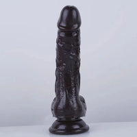 7.5in Curved PVC Female Masturbator Suction Cup Dildo For Women