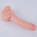 7.5in Curved PVC Female Masturbator Suction Cup Dildo For Women