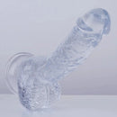 7.5in Curved PVC Female Masturbator Suction Cup Dildo For Women